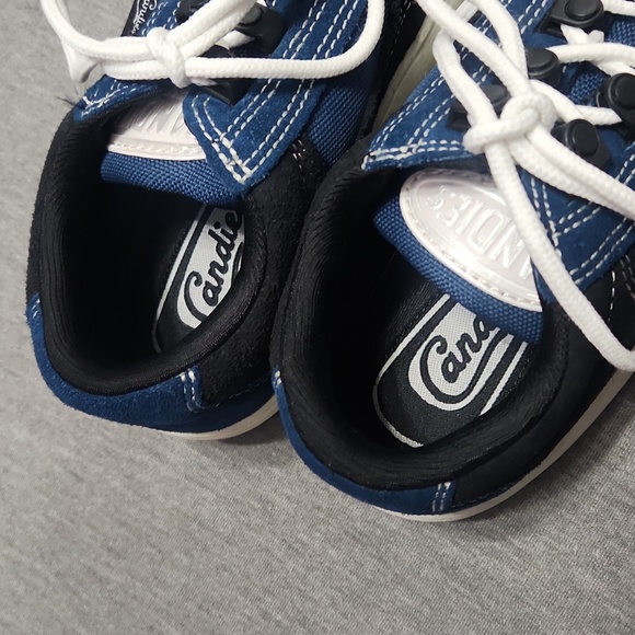 RARE!! Vintage 90's Y2K Candies Blue Chunky Puffy Lug Sole Platform Sneakers - Picture 7 of 17